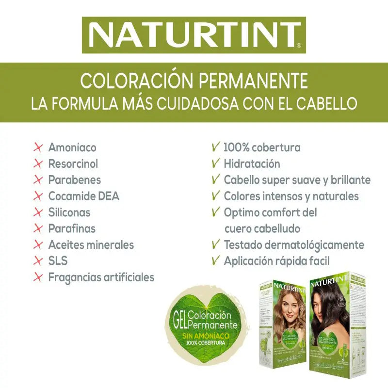 Naturtint Colorant permanent sans ammoniaque 4.35 - Brun cappuccino intense