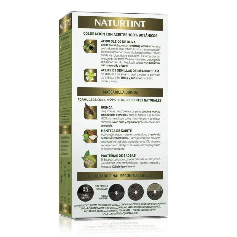Naturtint Coloration permanente sans ammoniaque 6N - Blond foncé