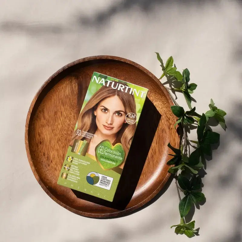 Naturtint Coloration permanente sans ammoniaque Colorant 7.34 - Noisette Lumineuse