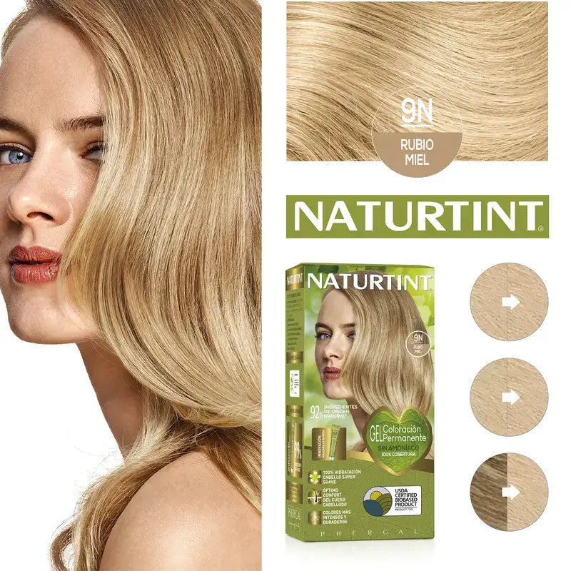 Naturtint Coloration permanente Coloration permanente sans ammoniaque 9N - Blond miel