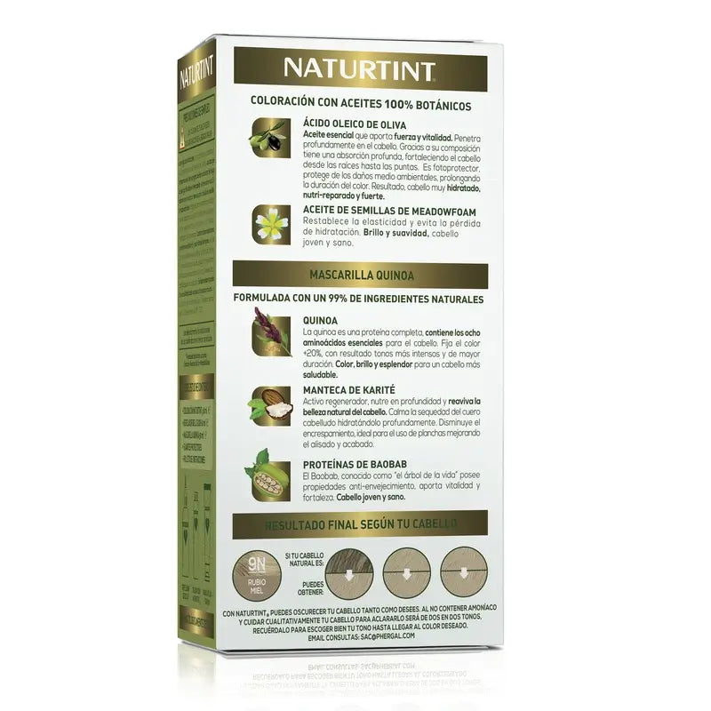 Naturtint Coloration permanente Coloration permanente sans ammoniaque 9N - Blond miel