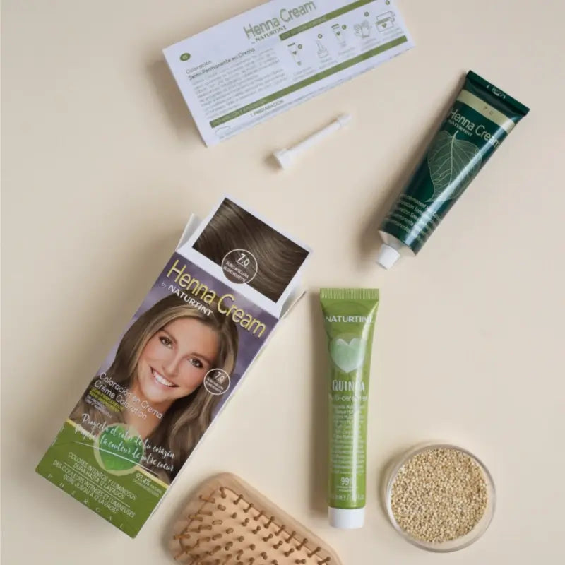 Naturtint Henna Cream Semi-Permanent Natural Hair Colouring Ammonia Free 7.0 Hazelnut Blonde