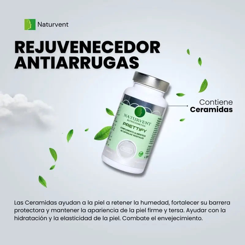 Naturvent Anti-rides Prettify, 60 gélules