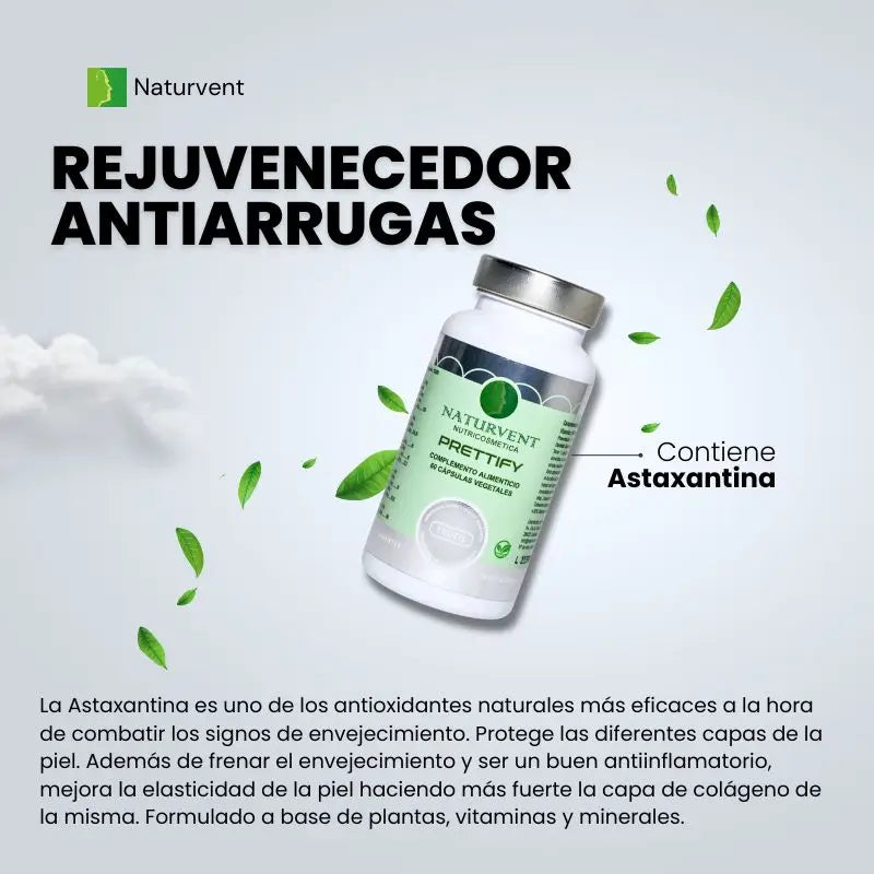 Naturvent Anti-rides Prettify, 60 gélules