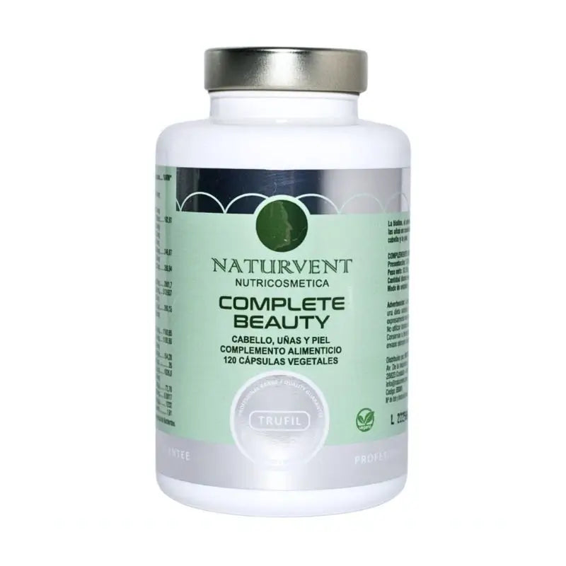 Naturvent Renforce les cheveux, la peau et les ongles. Beauté complète, 120 gélules