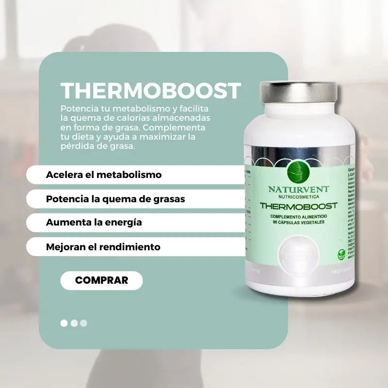 Naturvent Thermoboost Brûleur de Graisse, 90 gélules