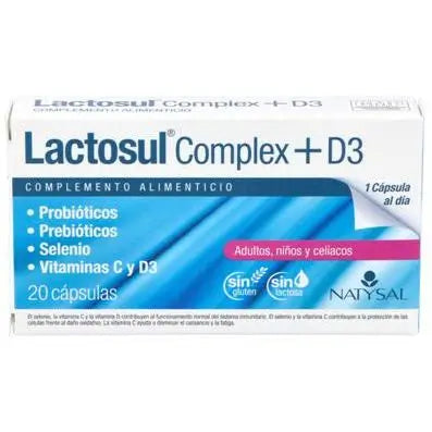 Natysal Lactosul Complex + D3, 20 Capsules
