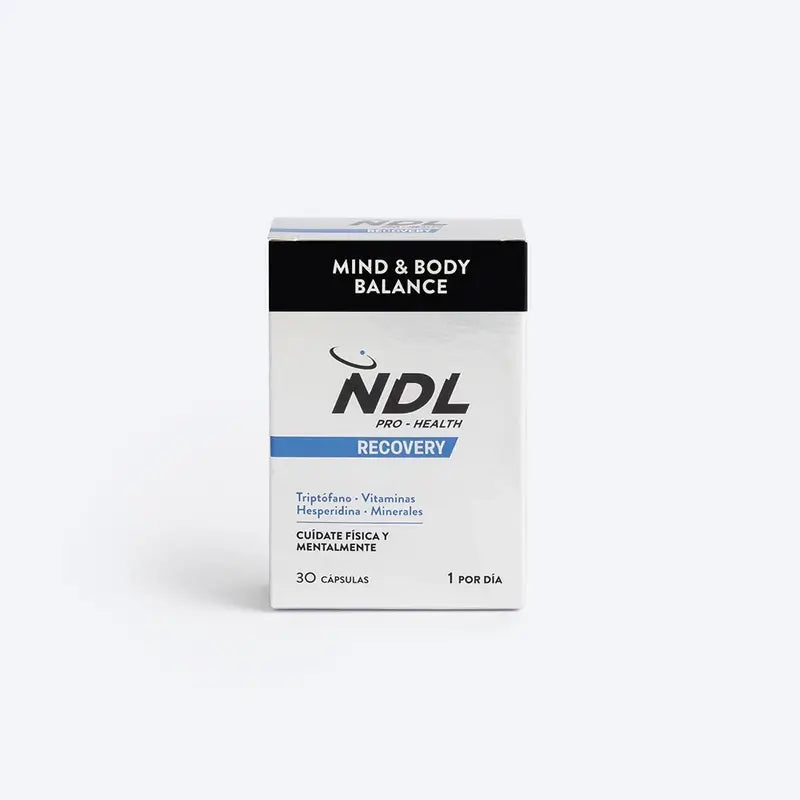 NDL Pro-Health Mind & Body Balance, Tryptophane avec Magnésium et Vitamine B6, 30 Capsules