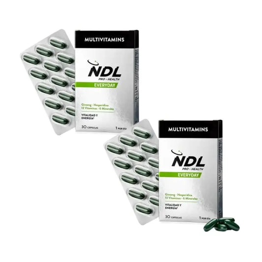 Ndl Pro-Santé Ndl Pro-Santé Multivitamines, 2X30 Capsules