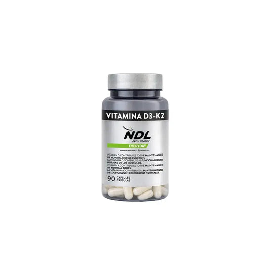 Ndl Pro-Health  Vitamines D3 et K2, 90 gélules