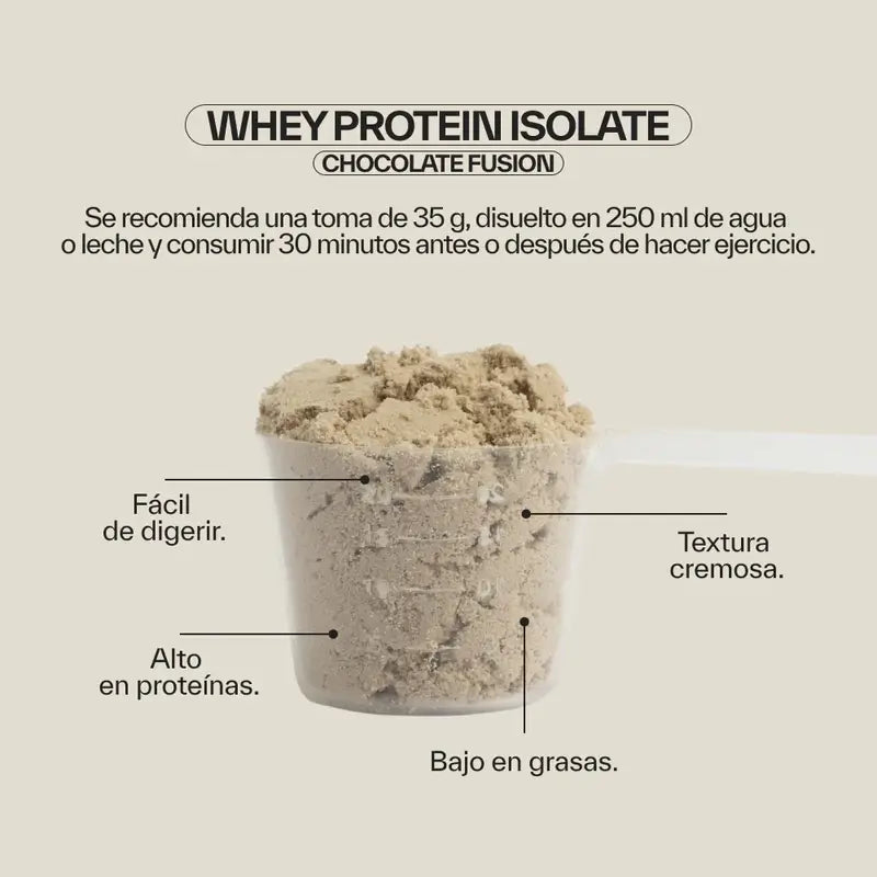 Ndl Pro-Health Whey Protein Isolate - Isolat de protéines, Chocolate Fusion , 500 g