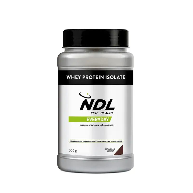 Ndl Pro-Health Whey Protein Isolate - Isolat de protéines, Chocolate Fusion , 500 g