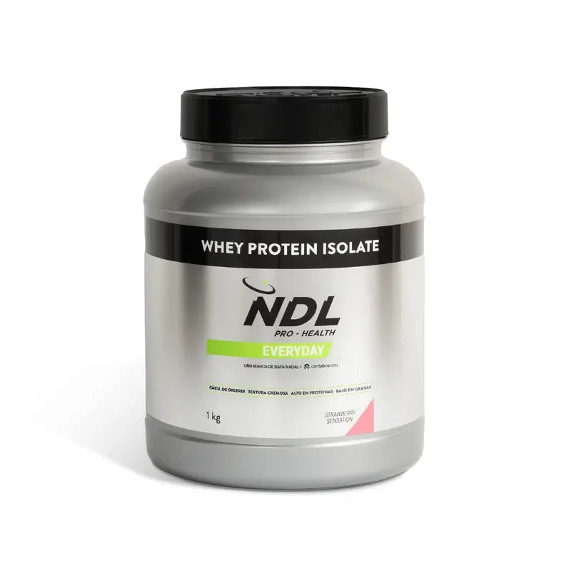 Ndl Pro-Health Whey Protein Isolate - Isolat de protéines, Strawberry Sensation , 1 kg