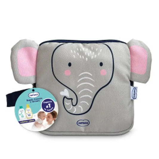 NENUCO Trousse de toilette en tissu pour bébé avec savon et eau de toilette, 2x200 ml.