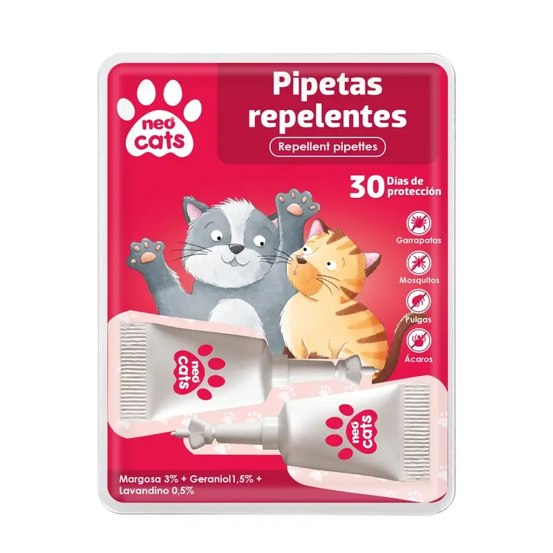 Neo Cats Pipettes anti-insectes 2 pièces