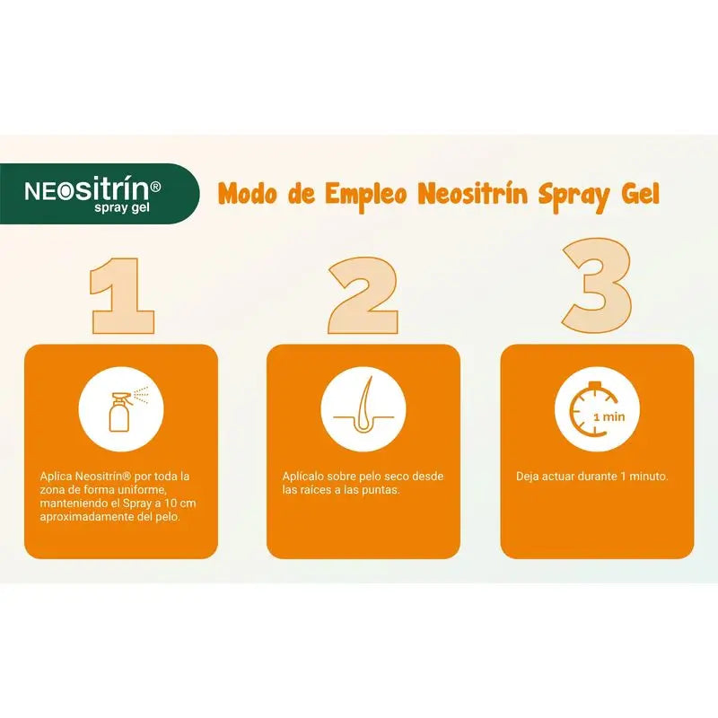 NEOsitrin® Spray gel liquide anti-poux 100 ml