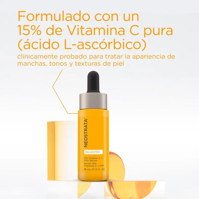 Neostrata Vitamine C 15% + PHA Serum, sérum illuminant pour le visage 15ml