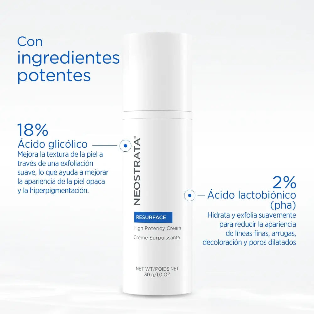 Neostrata High Potency Cream, crème hydratante pour le visage, crème anti-rides 30g