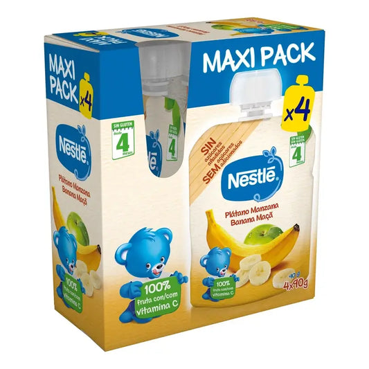 Sachet Nestlé Banane Pomme, 4X90g