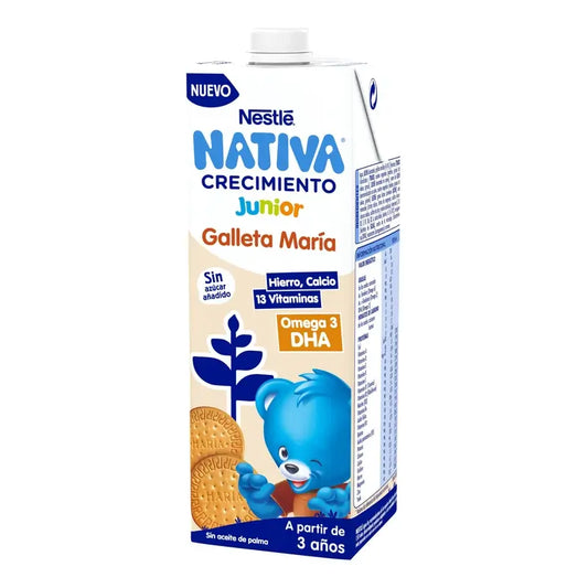 Nestlé Nativa Biscuit de croissance 3 ans, 1L