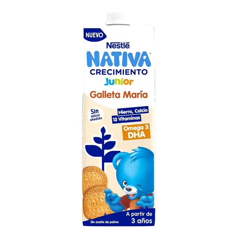 Nestlé Nativa Biscuit de croissance 3 ans, 1L