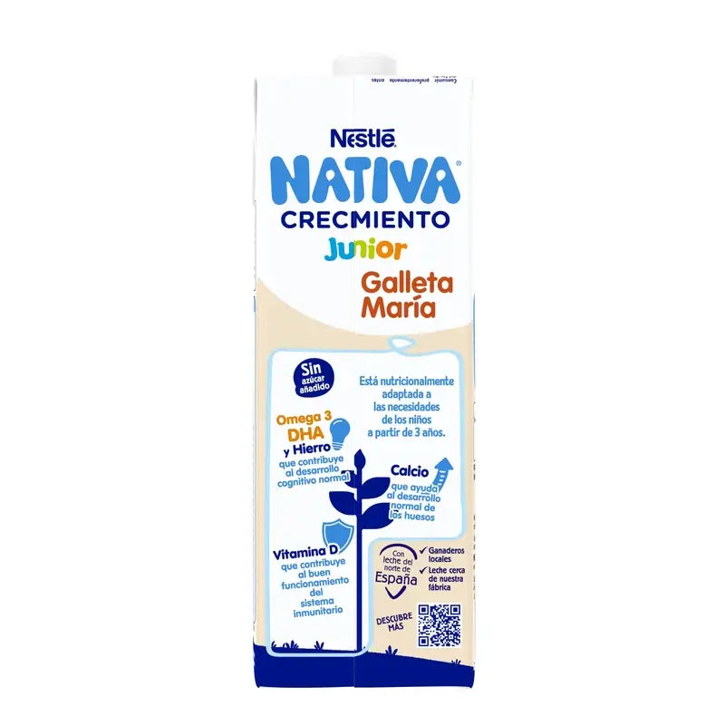 Nestlé Nativa Biscuit de croissance 3 ans, 1L