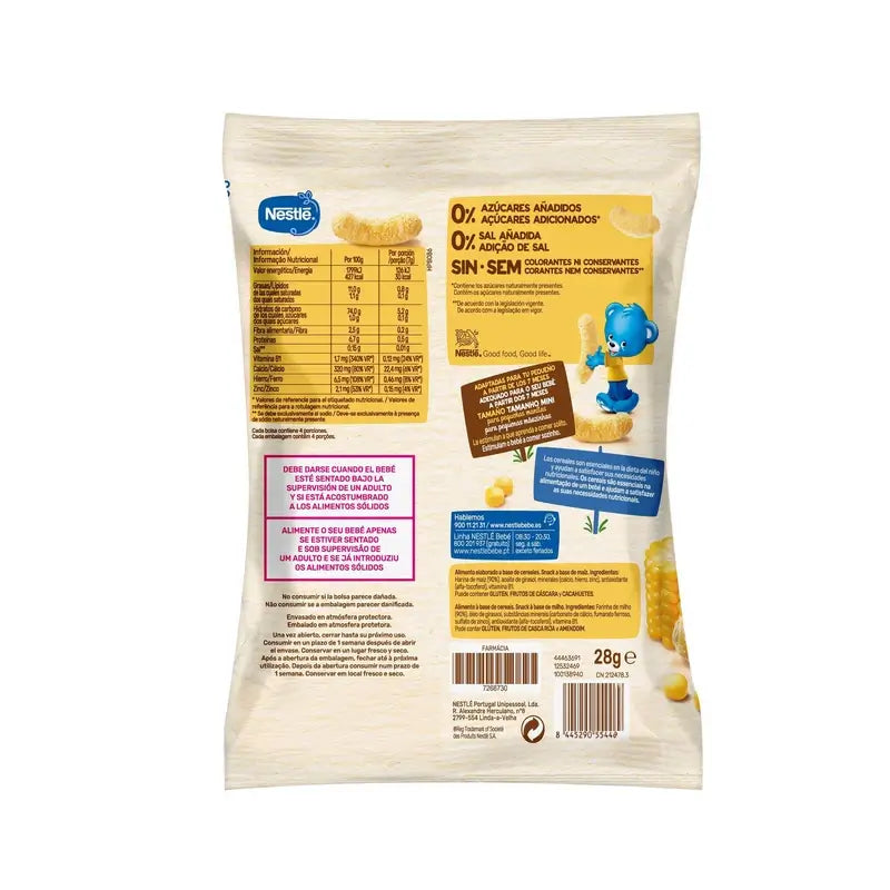 Nestlé Healthy Snacking Happy Puffs Maïs Naturel , 28g
