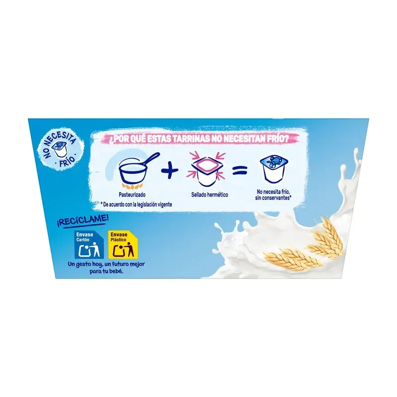 Nestlé Yogolino Desserts Crème pâtissière aromatisée à la vanille, 4X100 g