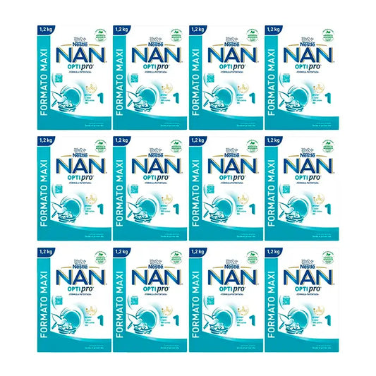 Nestlé Nan Optipro 1 Lait de démarrage, 12X1200 g