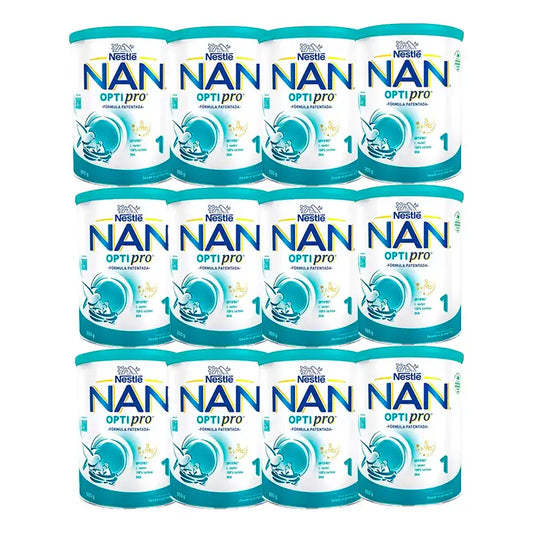 Nestlé Nan Optipro 1 Lait de démarrage, 12X800 g