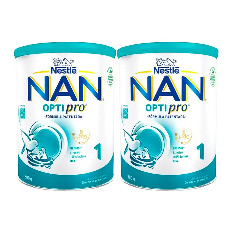 Nestlé Nan Optipro 1 Lait de démarrage, 2X800 g