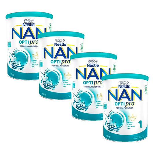 Nestlé Nan Optipro 1 Lait de démarrage, 4X800 g