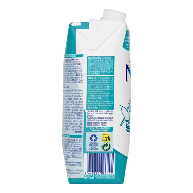 Nestlé Nan Optipro 1 liquide, 500 ml