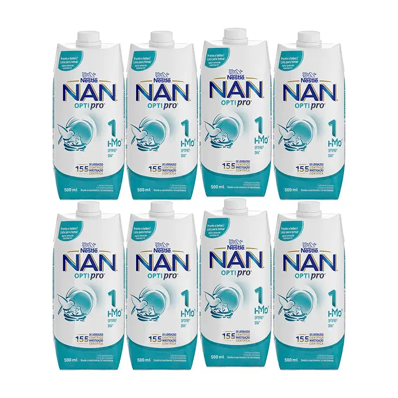 Nestlé Nan Optipro 1 liquide, 8X500 ml