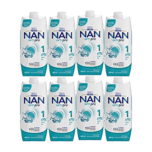 Nestlé Nan Optipro 1 liquide, 8X500 ml
