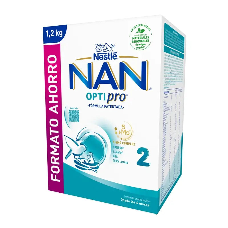 Lait maternisé Nestlé Nan Optipro 2, 1200g
