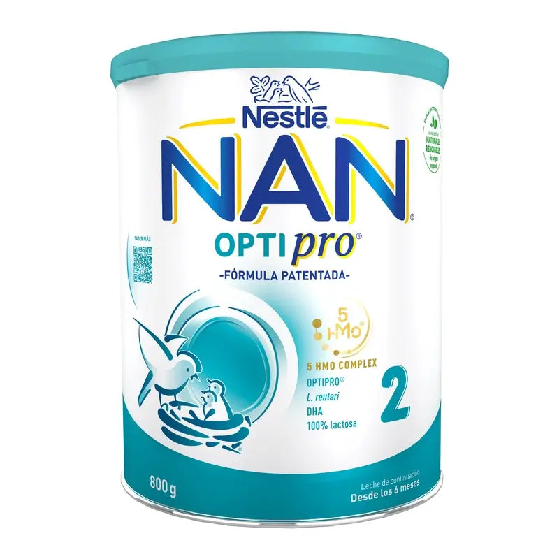 Lait maternisé Nestlé Nan Optipro 2, 800g