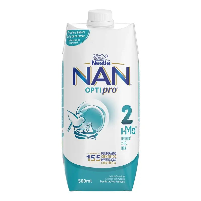 Nestlé Nan Optipro 2 liquide, 500 ml