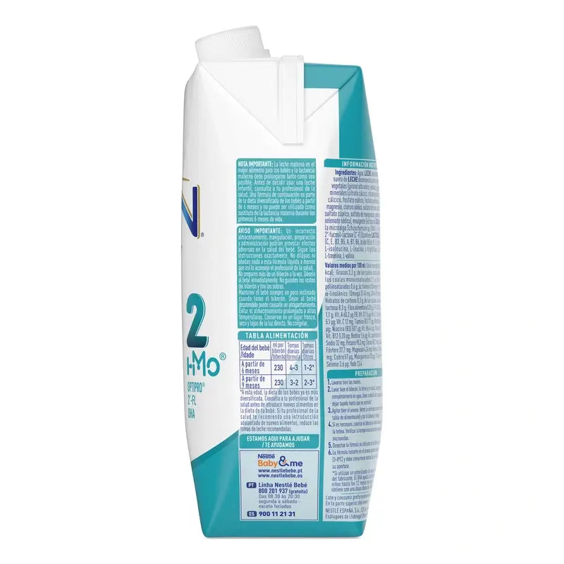 Nestlé Nan Optipro 2 liquide, 500 ml