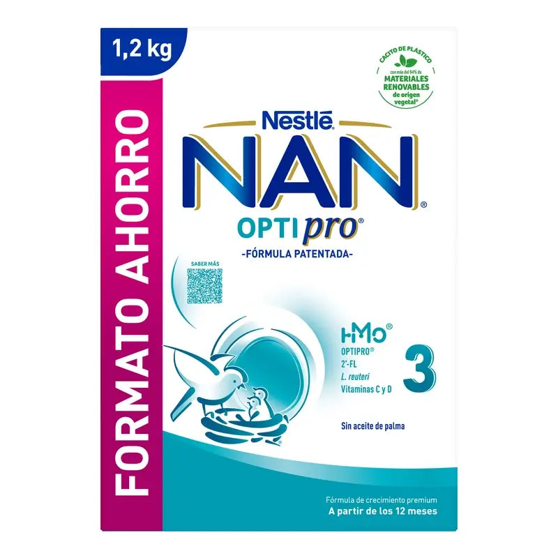 Nestlé Nan Optipro 3 Lait de croissance, 1200g