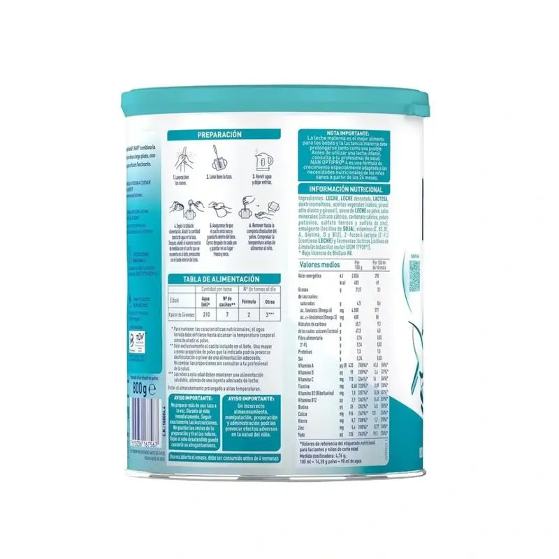 Nestlé Nan Optipro 3 Lait de croissance, 6x800 g