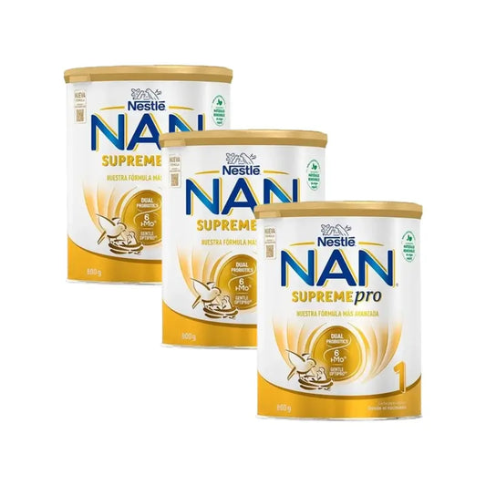 Nestlé Nan Supreme Pro 1 Lait de démarrage, paquet de 3x800 gr