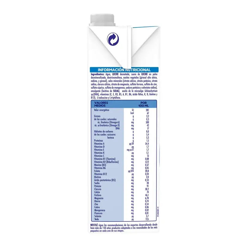 Nestlé Nativa 2 liquide, 1L