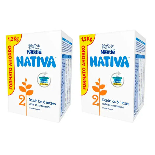 Nestlé Nativa 2, paquet de 2 x 1200 grammes