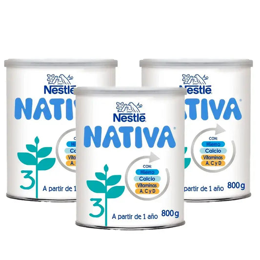 Nestlé Nativa 3, paquet de 3 x 800g