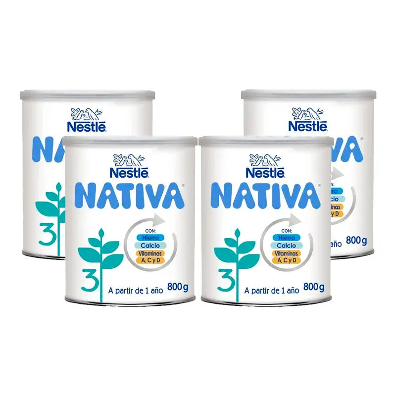 Nestlé Nativa 3, paquet de 4 x 800 g