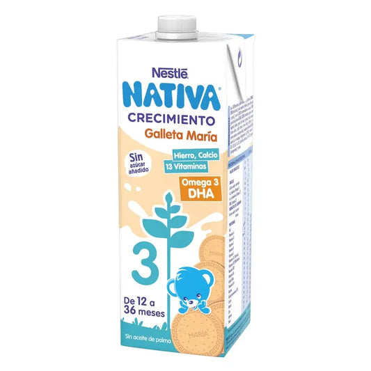 Nestlé Nativa Croissance 3 Biscuit, 1L
