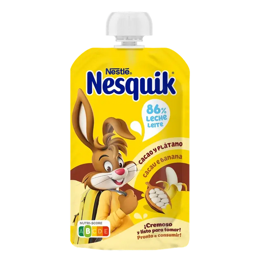Nestlé Nesquik Cacao et banane, 8 x 110 g