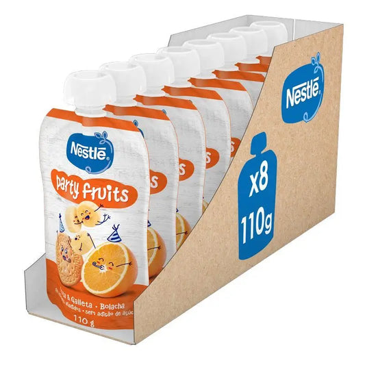 NESTLÉ Pack Pure Party Fruits en sachet, 110g x 8 unités