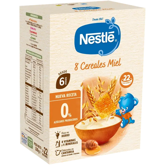 Nestlé Bouillie aux 8 céréales et au miel, 330 g